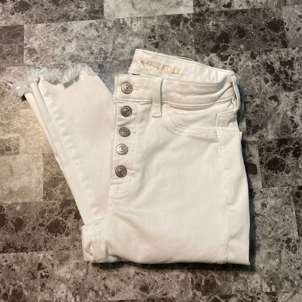 American Eagle Outfitters White Jeans - Size 4